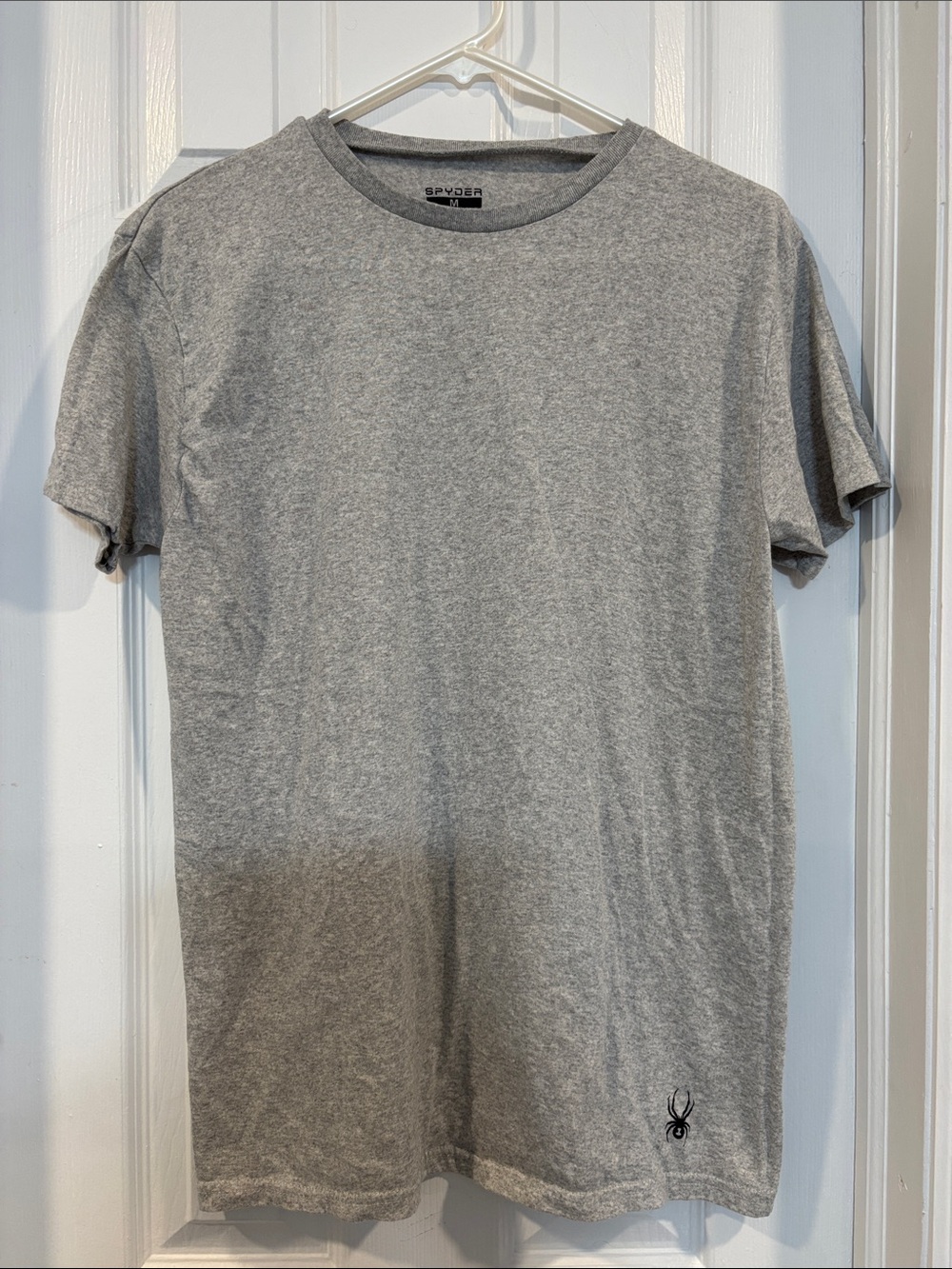 Spyder Men's Gray Short Sleeve Crew Neck Tee